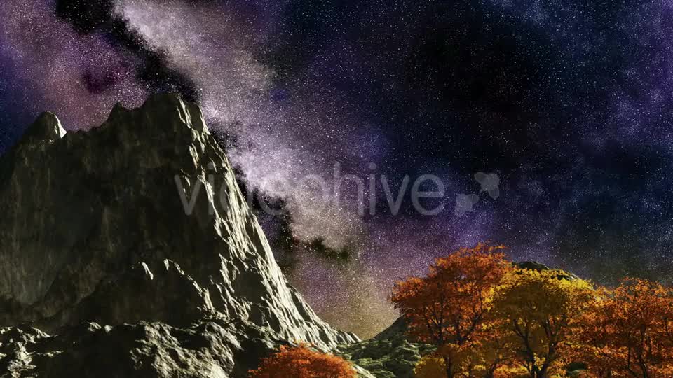 Time Lapse Of Night Sky Stars 1 Videohive 15784506 Motion Graphics Image 1