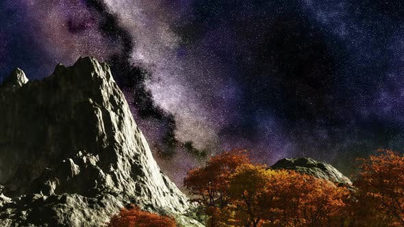 Time Lapse Of Night Sky Stars 1 - Videohive Download 15784506