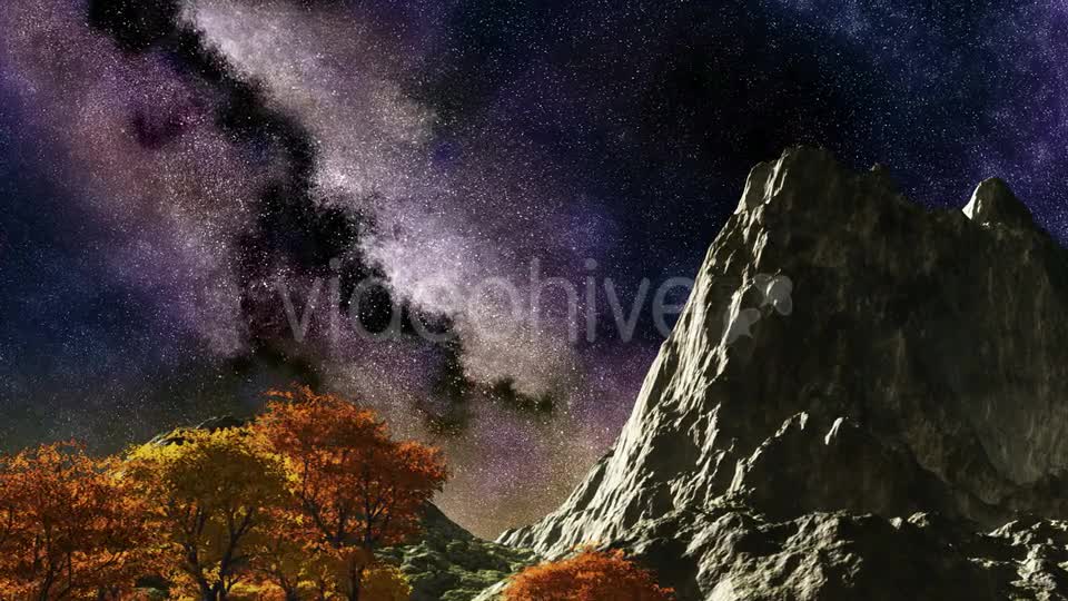 Time Lapse Of Night Sky Stars 2 Videohive 15784509 Motion Graphics Image 1