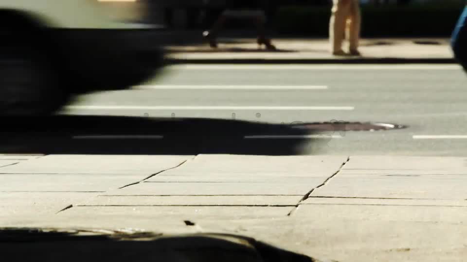Time Lapse Of Pedestrians On A Sidewalk  Videohive 4497575 Stock Footage Image 1