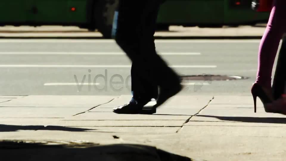 Time Lapse Of Pedestrians On A Sidewalk  Videohive 4497575 Stock Footage Image 10