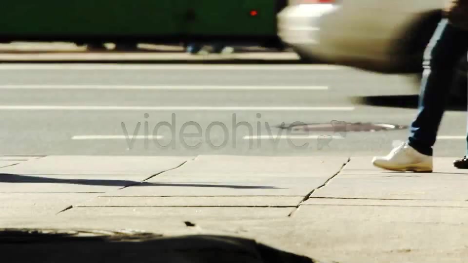 Time Lapse Of Pedestrians On A Sidewalk  Videohive 4497575 Stock Footage Image 9