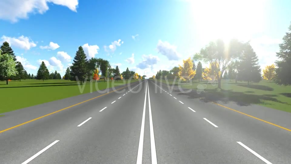 Time lapse Road and Clouds Videohive 19244907 Motion Graphics Image 3