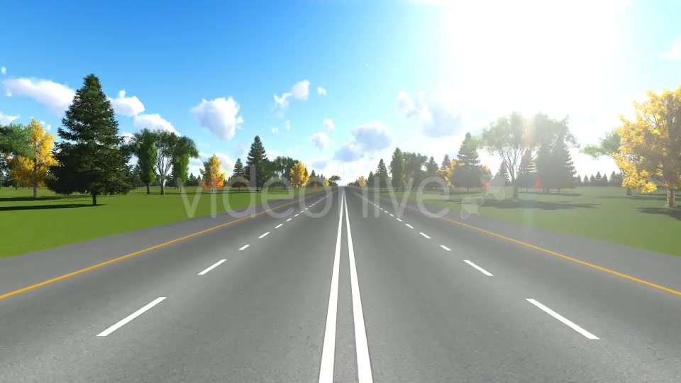 Time lapse Road and Clouds Videohive 19244907 Motion Graphics Image 4