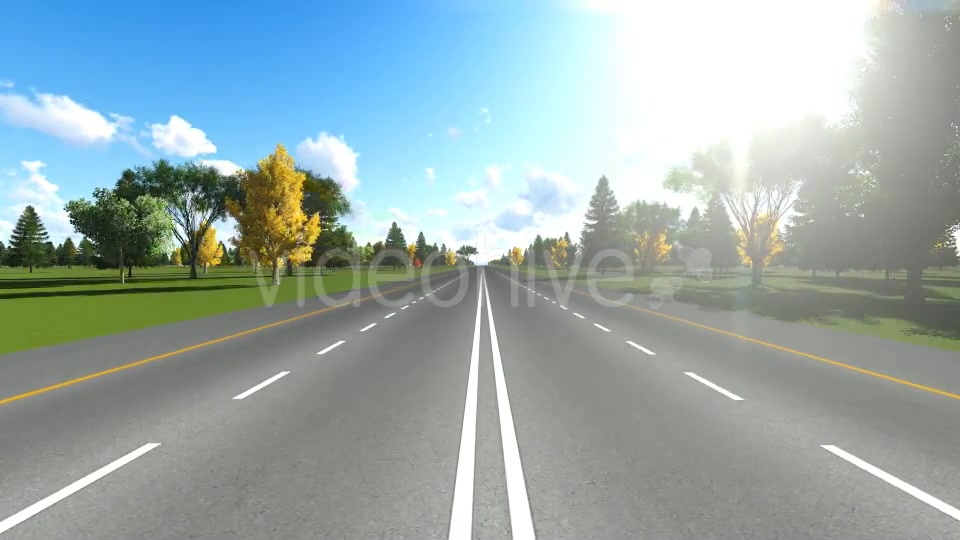 Time lapse Road and Clouds Videohive 19244907 Motion Graphics Image 5