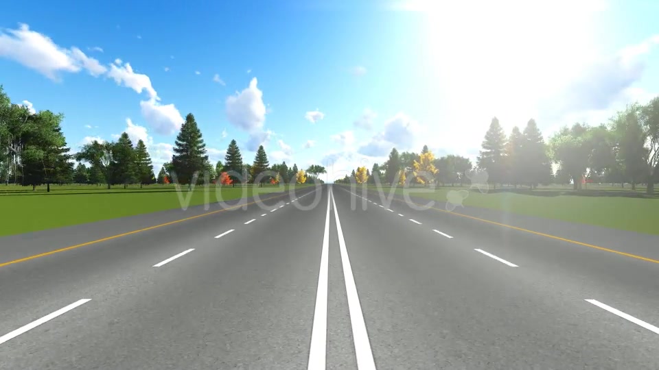 Time lapse Road and Clouds Videohive 19244907 Motion Graphics Image 6