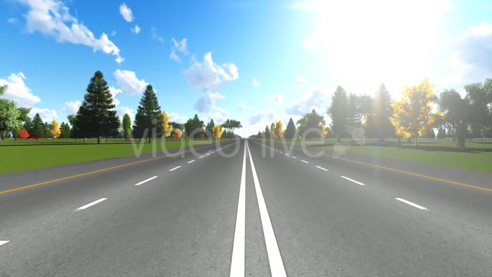 Time lapse Road and Clouds Videohive 19244907 Motion Graphics Image 7