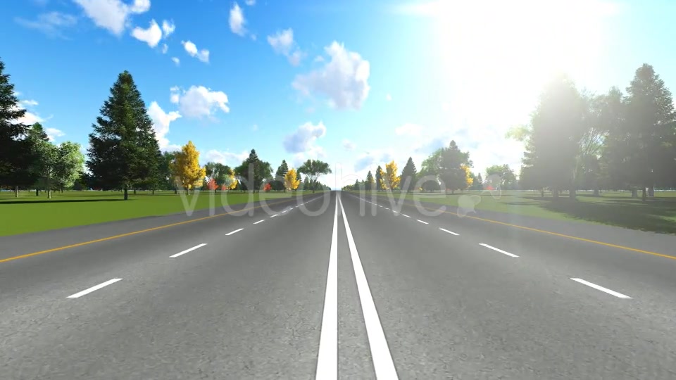 Time lapse Road and Clouds Videohive 19244907 Motion Graphics Image 8