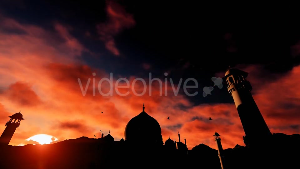 Time lapse Sunset Sky and Taj Mahal Videohive 19478172 Motion Graphics Image 8