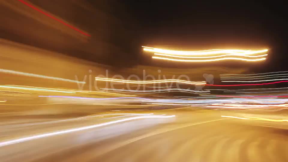 Timelapse Of Driving Around Barcelona At Night With The City Lights And Traffic 3  Videohive 10970771 Stock Footage Image 2
