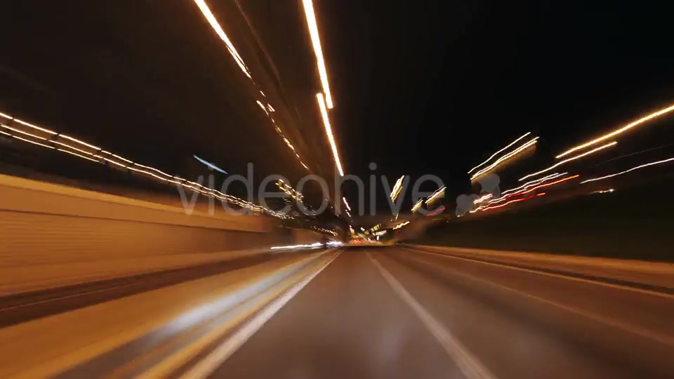 Timelapse Of Driving Around Barcelona At Night With The City Lights And Traffic 3  Videohive 10970771 Stock Footage Image 4