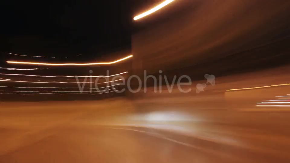 Timelapse Of Driving Around Barcelona At Night With The City Lights And Traffic 3  Videohive 10970771 Stock Footage Image 6