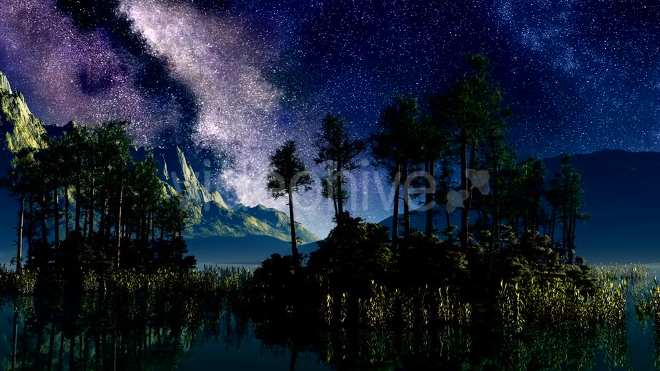 Timelapse Of Stars Above A Lake With Islands 4 Videohive 15784424 Motion Graphics Image 4