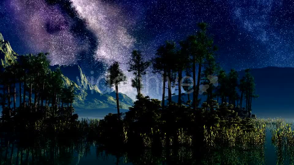 Timelapse Of Stars Above A Lake With Islands 4 Videohive 15784424 Motion Graphics Image 7