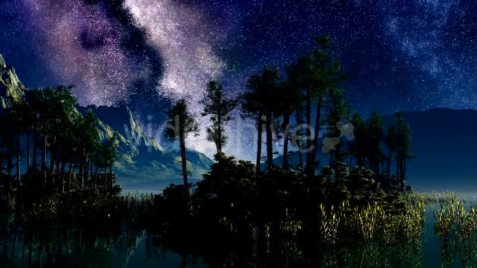 Timelapse Of Stars Above A Lake With Islands 4 Videohive 15784424 Motion Graphics Image 8