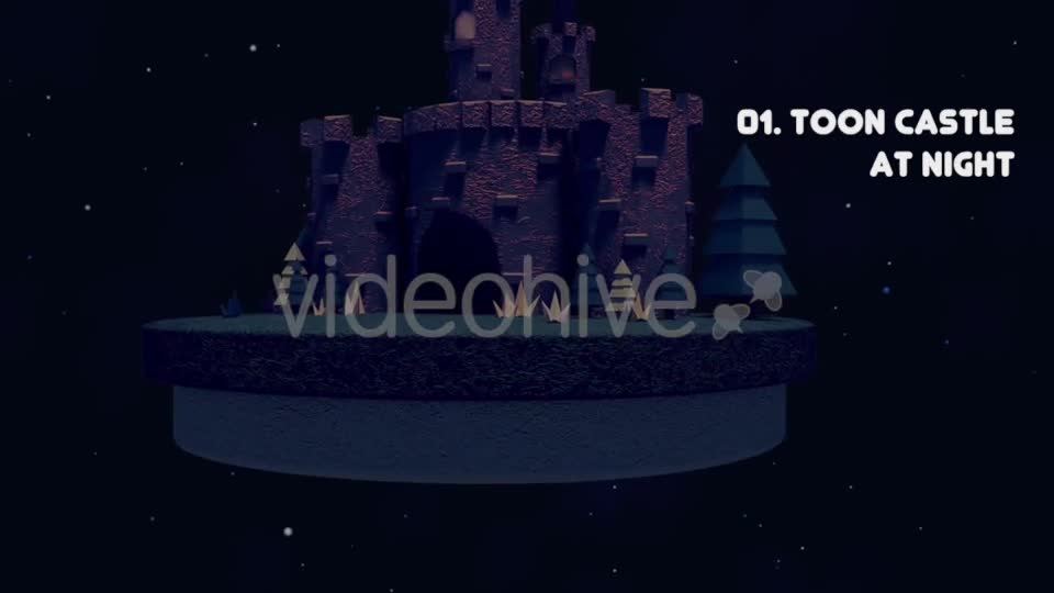 Toon Castle At Night Pack Videohive 20519545 Motion Graphics Image 1