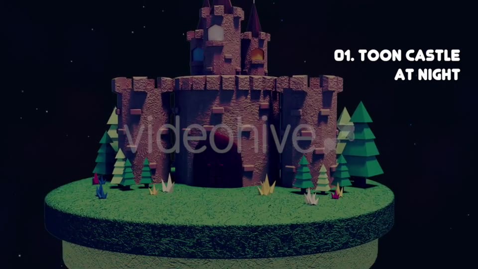 Toon Castle At Night Pack Videohive 20519545 Motion Graphics Image 2