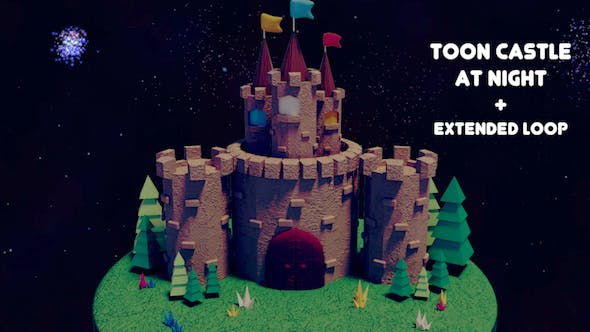 Toon Castle At Night Pack - 20519545 Download Videohive
