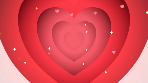 Toon Heart Background - 20840142 Videohive Download