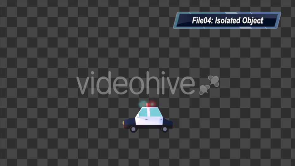 Toon Police Car Pack Videohive 17619406 Motion Graphics Image 9