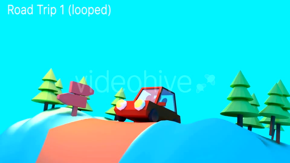 Toon Summer Vacation Road Trip Videohive 16191266 Motion Graphics Image 2