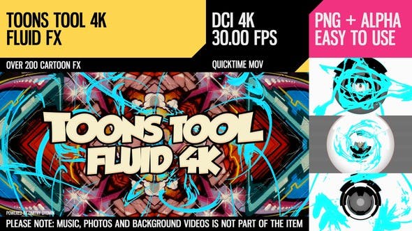 Toons Tool 4K (Fluid FX) - 21100294 Videohive Download