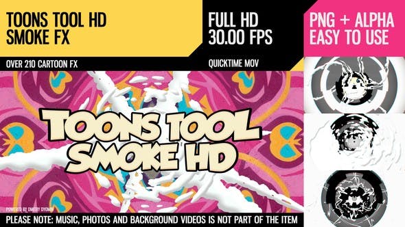Toons Tool HD (Smoke FX) - 21202488 Videohive Download