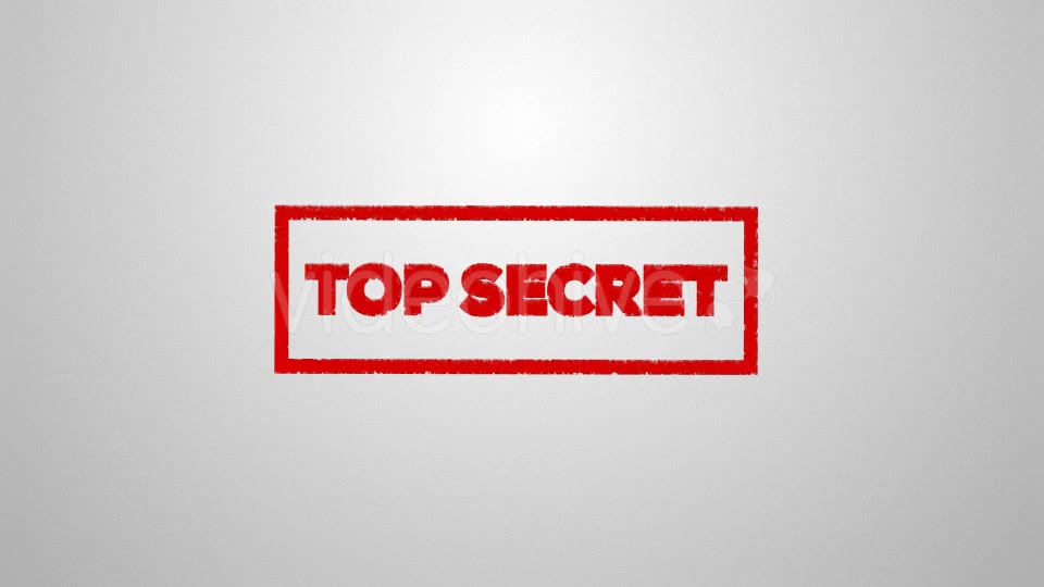 Top Secret Stamp Videohive 19900973 Motion Graphics Image 2