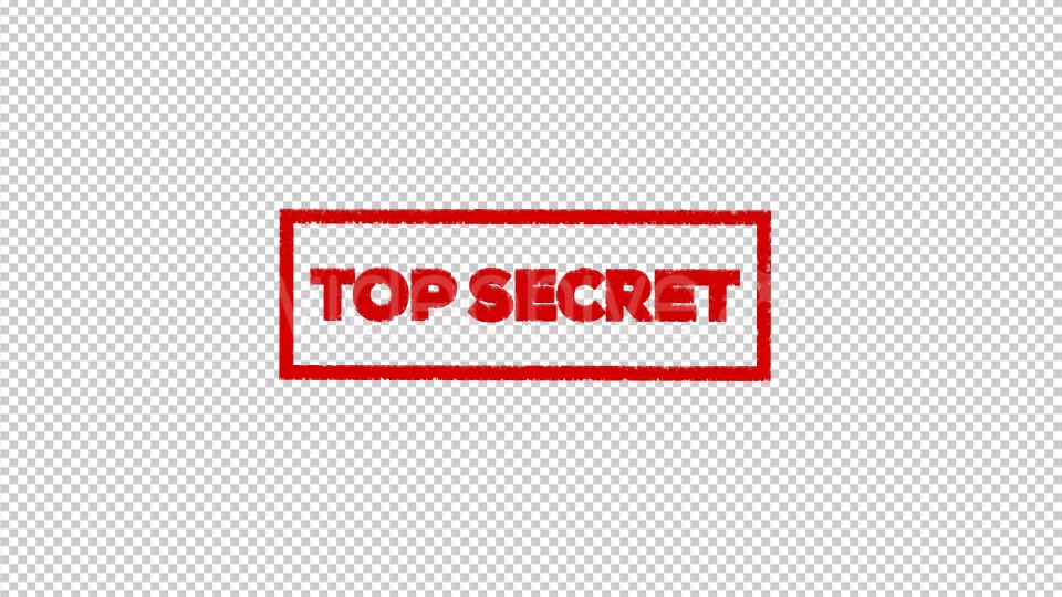 Top Secret Stamp Videohive 19900973 Motion Graphics Image 6