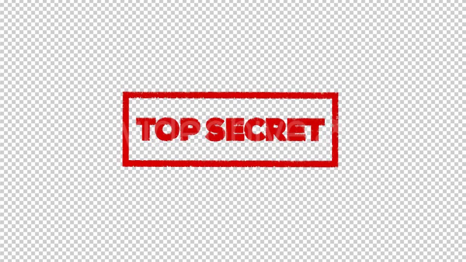 Top Secret Stamp Videohive 19900973 Motion Graphics Image 7