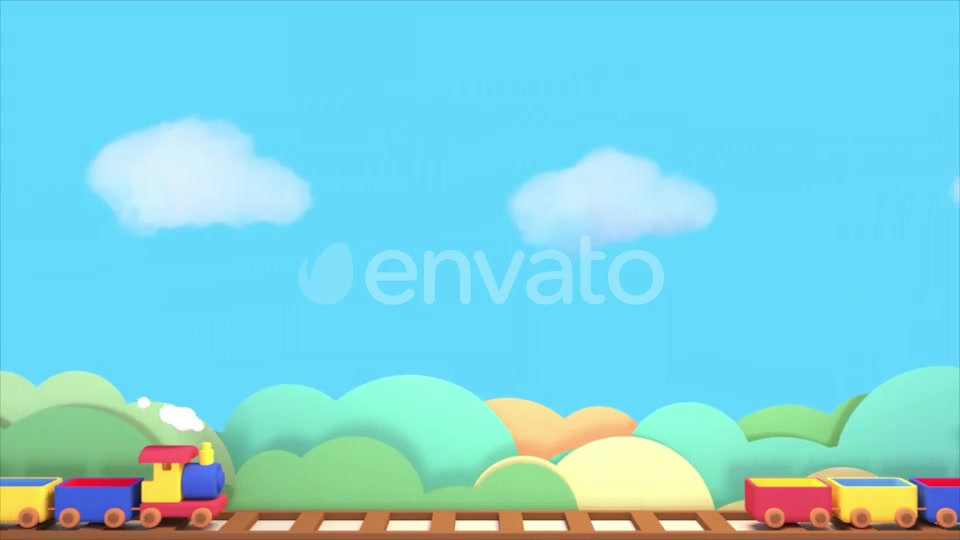 Toy Train And Blue Sky Videohive 23655593 Motion Graphics Image 10