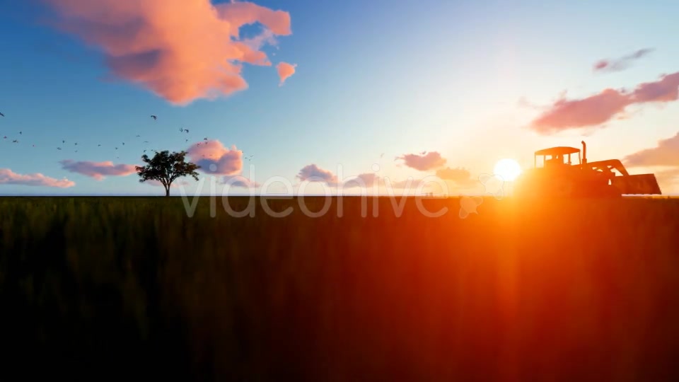 Tractor on the field Videohive 19761566 Motion Graphics Image 8