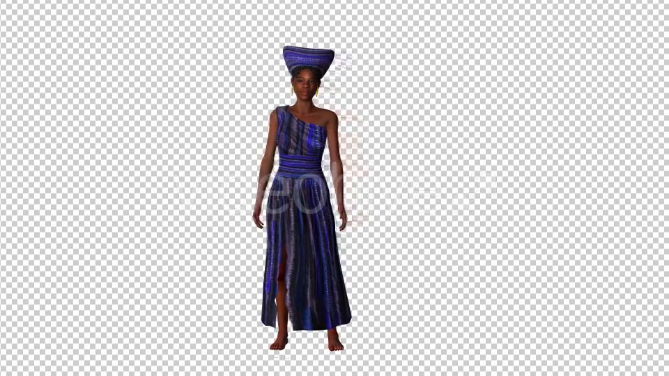 Traditional African Woman Videohive 19724259 Motion Graphics Image 4