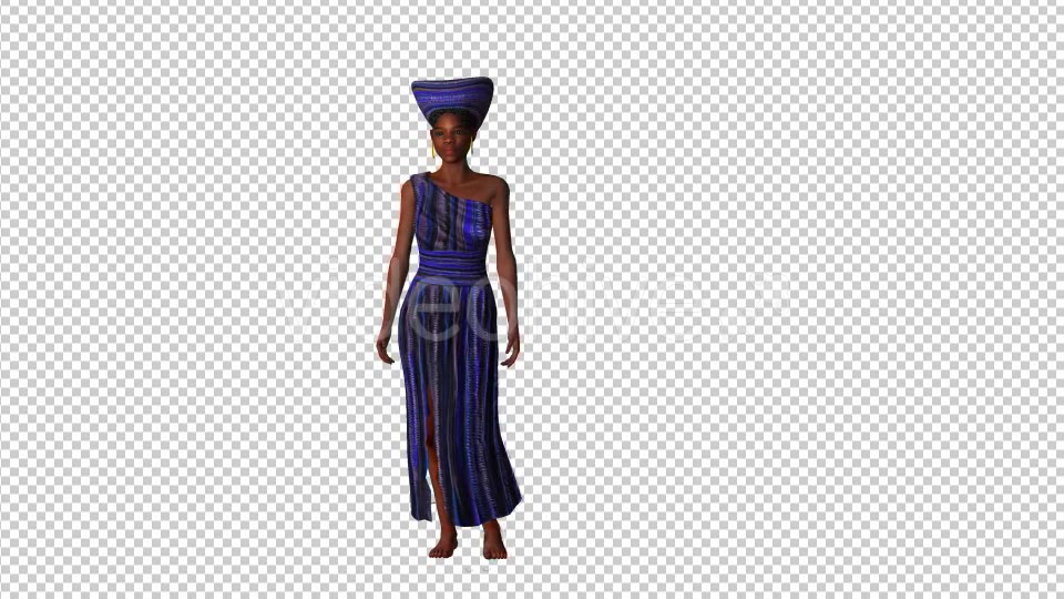 Traditional African Woman Videohive 19724259 Motion Graphics Image 5