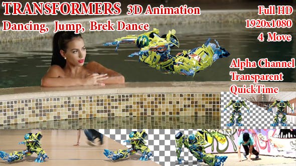 Transformers 3D Dancing - 21271022 Download Videohive
