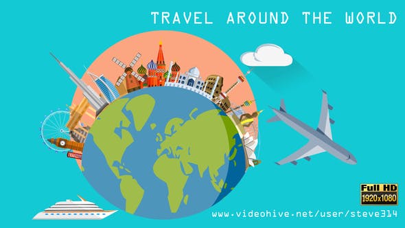 Travel Around the World - 22458541 Download Videohive