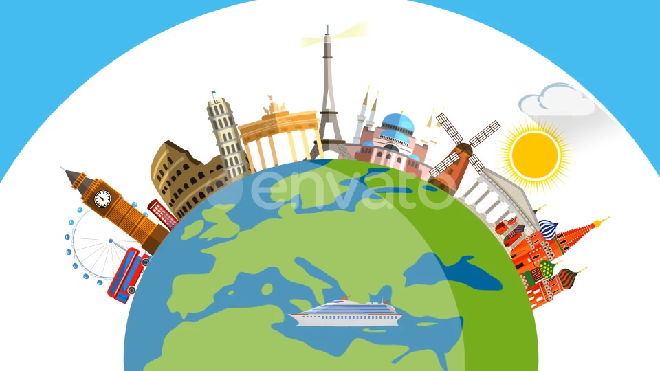 Travel Europe! Videohive 22502923 Motion Graphics Image 3