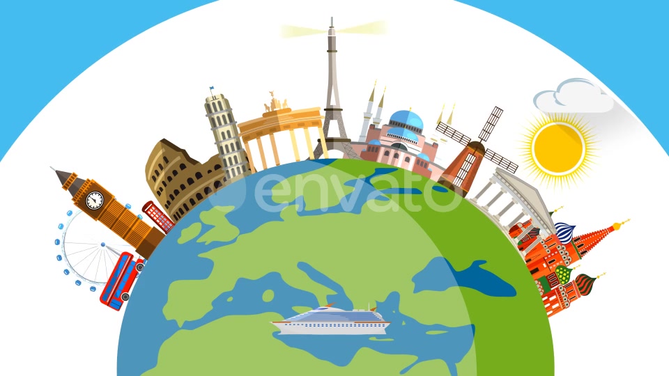 Travel Europe! Videohive 22502923 Motion Graphics Image 4