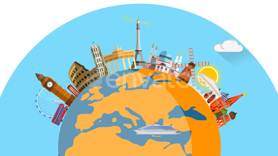 Travel Europe! Videohive 22502923 Motion Graphics Image 7