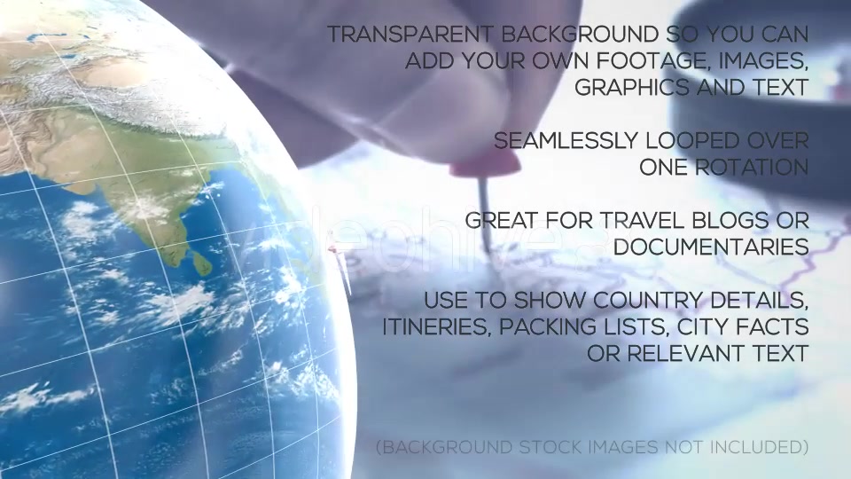 Travel Globe with Transparency Videohive 20599026 Motion Graphics Image 7