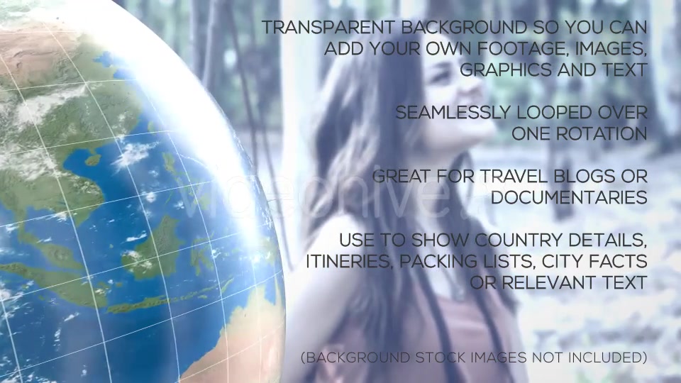 Travel Globe with Transparency Videohive 20599026 Motion Graphics Image 8