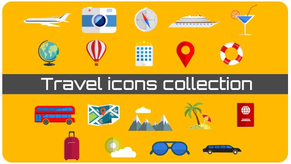 Travel Icons Collection - Download Videohive 16184568