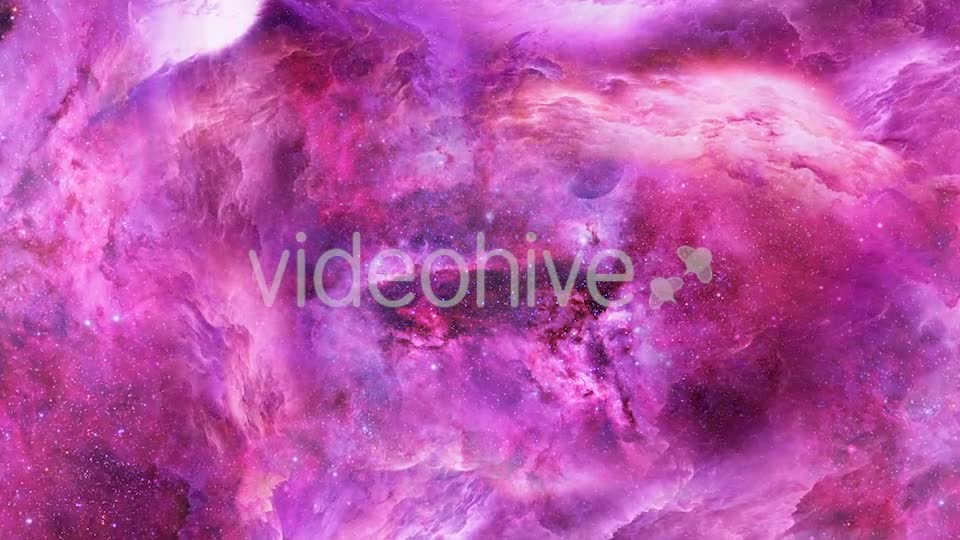 Travel Through Abstract Abstract Purple and Pink Nebulae in Space Videohive 21365790 Motion Graphics Image 1