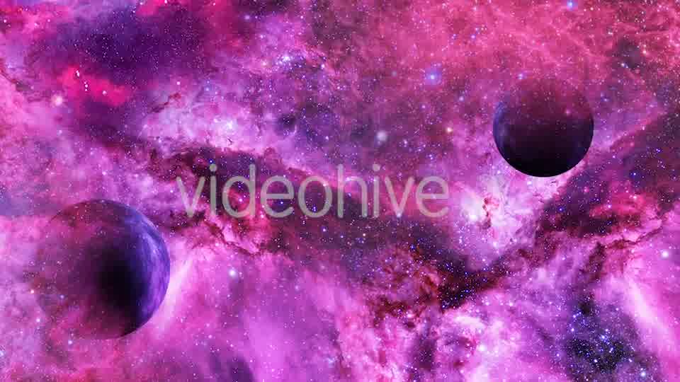 Travel Through Abstract Abstract Purple and Pink Nebulae in Space Videohive 21365790 Motion Graphics Image 10