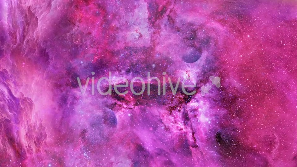 Travel Through Abstract Abstract Purple and Pink Nebulae in Space Videohive 21365790 Motion Graphics Image 3