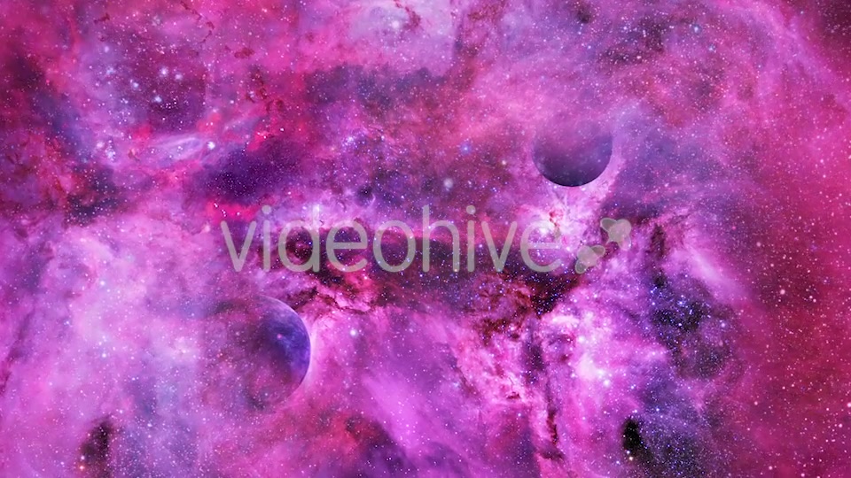 Travel Through Abstract Abstract Purple and Pink Nebulae in Space Videohive 21365790 Motion Graphics Image 5