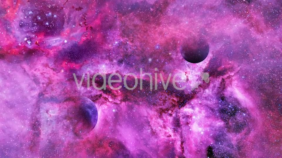 Travel Through Abstract Abstract Purple and Pink Nebulae in Space Videohive 21365790 Motion Graphics Image 6