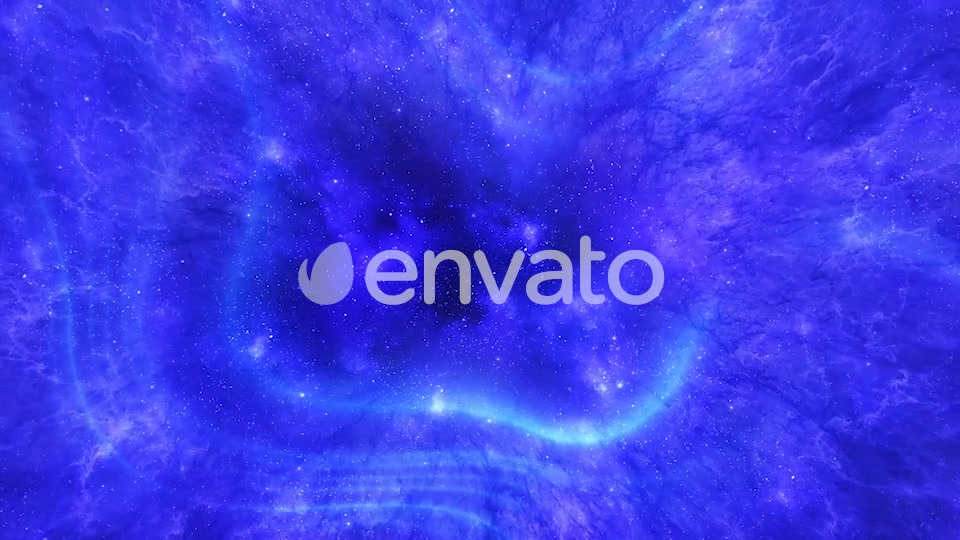 Travel Through Abstract Blue Space Nebula to Bright Energy Waves Videohive 21990794 Motion Graphics Image 6