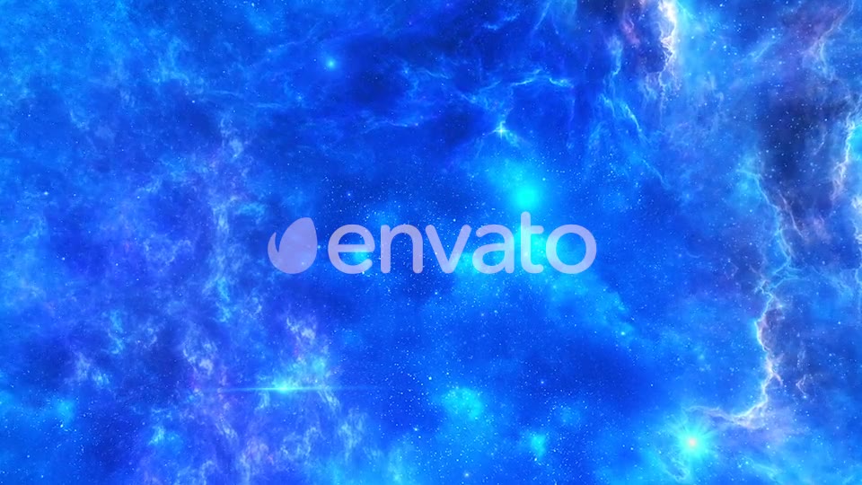 Travel Through Abstract Blue Space Nebula Videohive 21896457 Motion Graphics Image 2