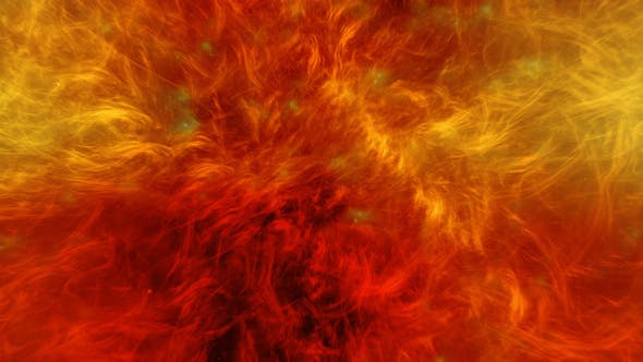 Travel Through Abstract Colorful Red and Yellow Space Nebula - Download 22435441 Videohive